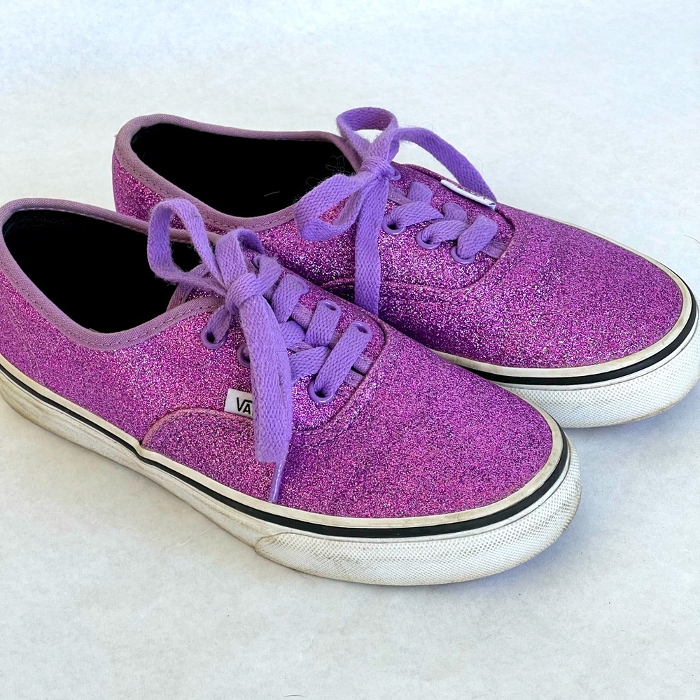 Girls Glitter Vans